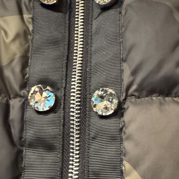 NWOT Ciao Milano Camouflage Quilted Puffer Jacket w/Bling! - Picture 3 of 5